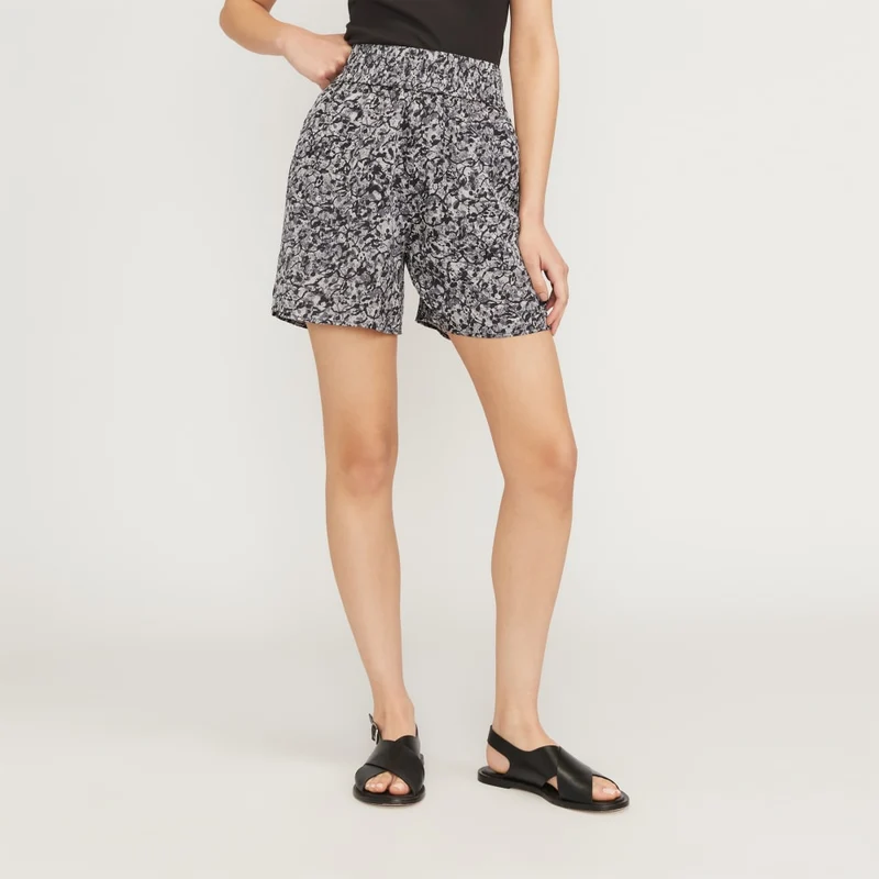 The Satin Pull-On Short | Splatter