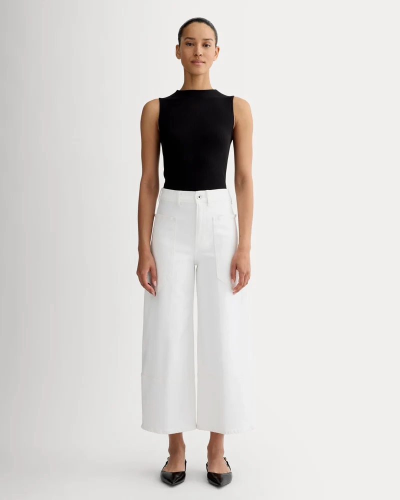 The Way-High® Gardener Cropped Jean | Ecru