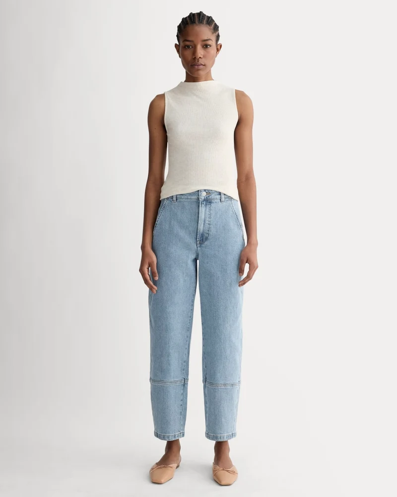 The Utility Barrel Pant | Light Indigo | Regular