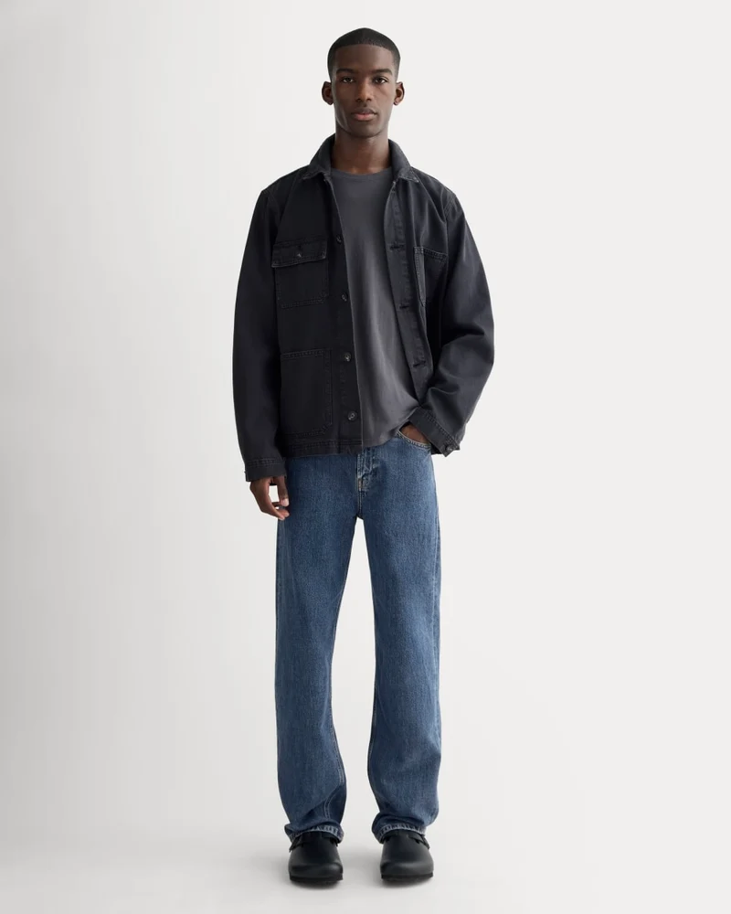 The '90s Loose Straight Jean | Medium Blue
