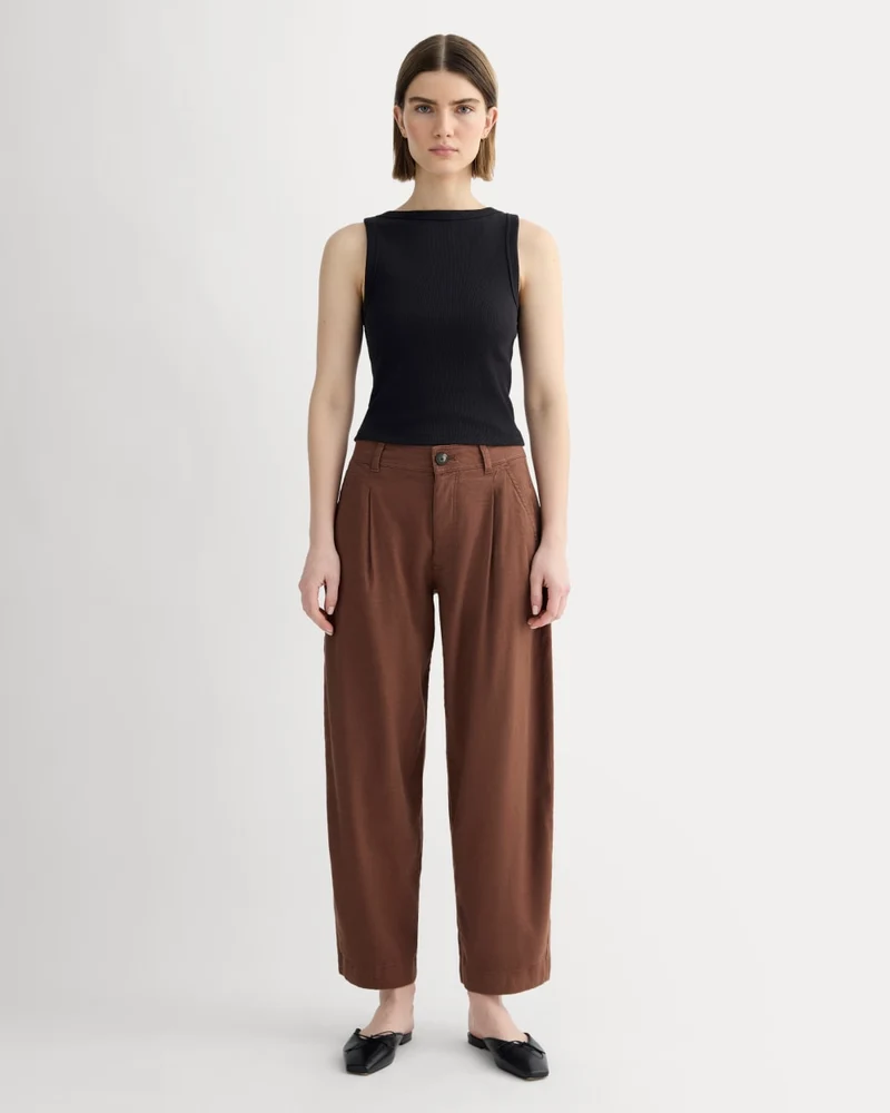 The Everywhere Pant in Stretch Linen | Cedarwood
