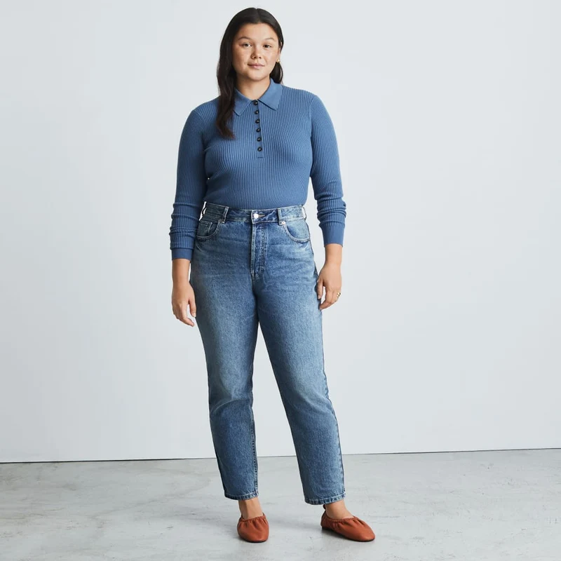 The '90s Cheeky Hourglass Jean | Vintage Mid Blue | 28.5" Inseam