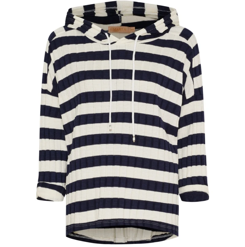 Tröja med huva - Navy
