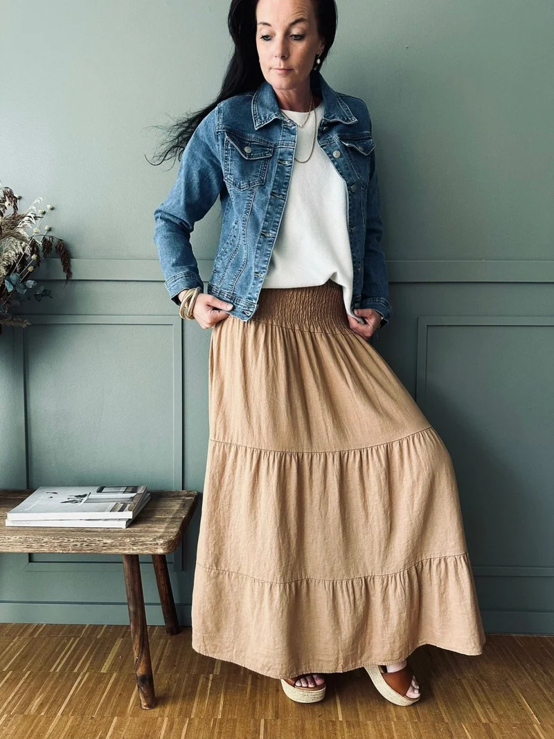 Denimjacka med stretch