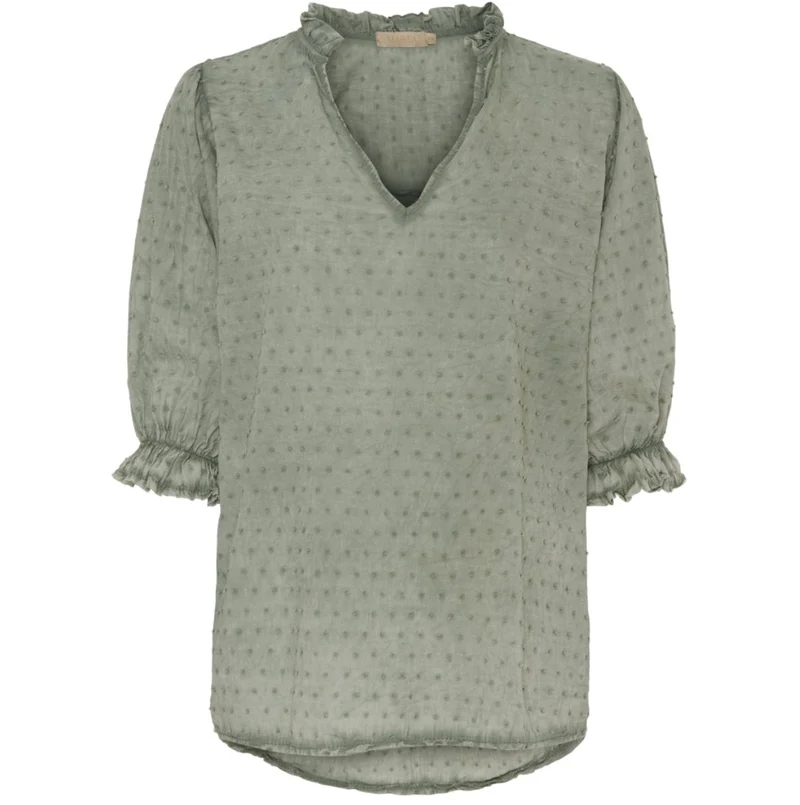 Blus Theresa – Dusty green