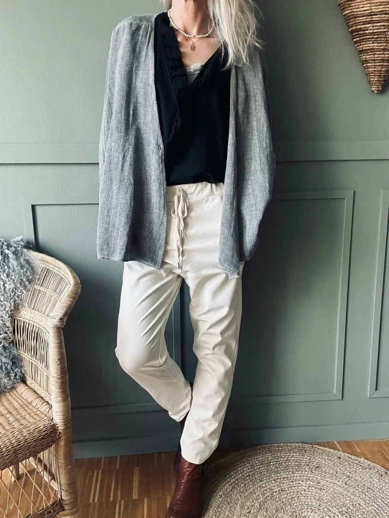 Byxor Luna Ljus beige