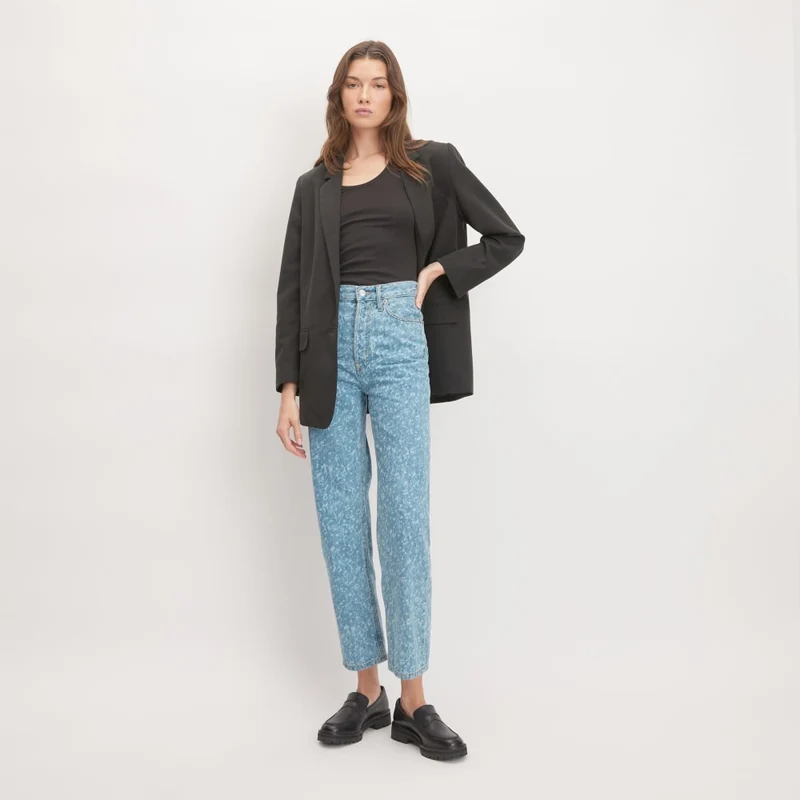The Rigid Way-High® Jean | Light Painterly Strokes | 27.5" Inseam