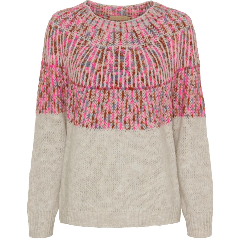 Stickad Lilia rosa
