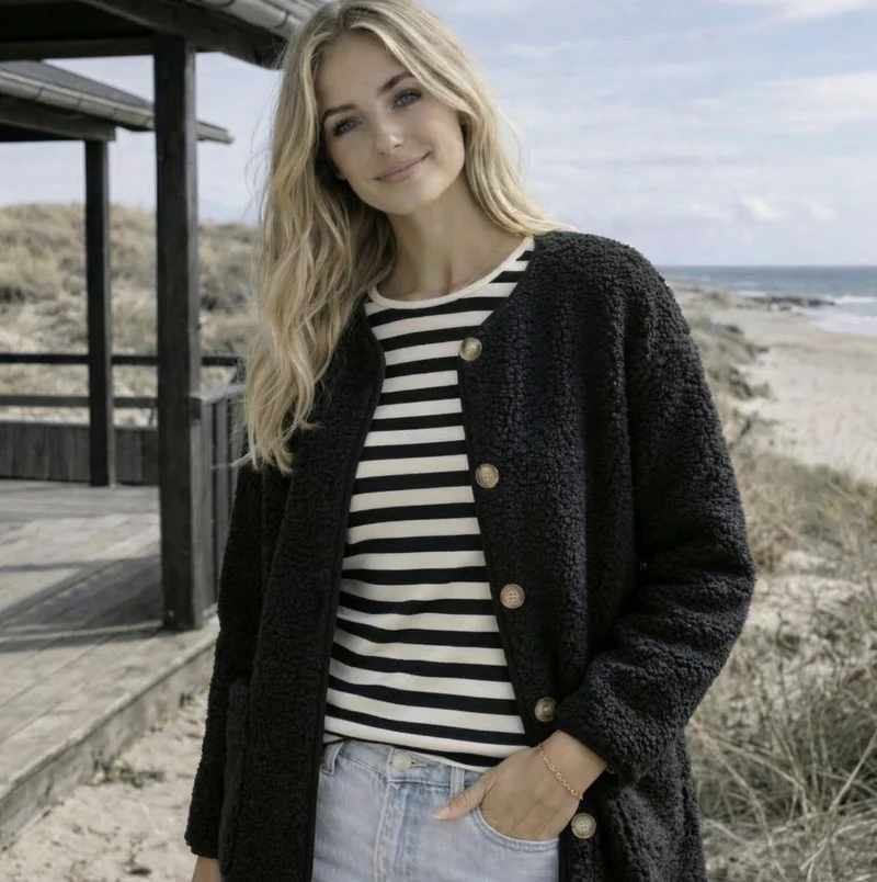 Jacka Lucile Black teddy