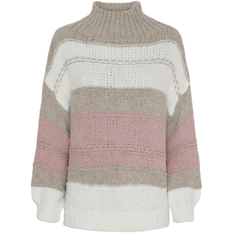 Stickad tröja Maddy Rose / Beige