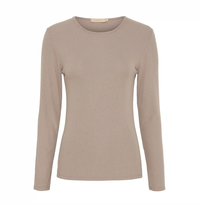 Blus Ingrid Longshirt - Fango