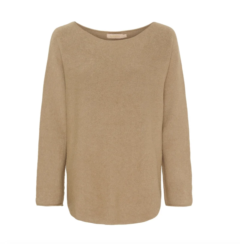 Blus Dagmar supermjuk kvalitet – Ljus camel