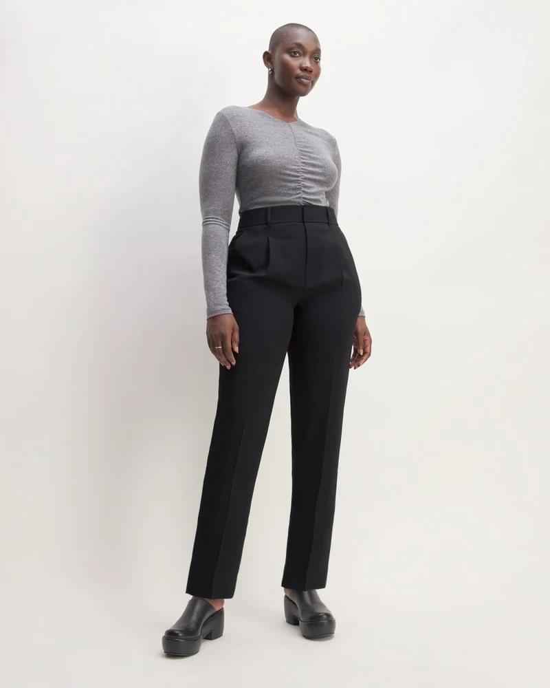 The Japanese GoWeave Way-High® Tapered Pant | Black