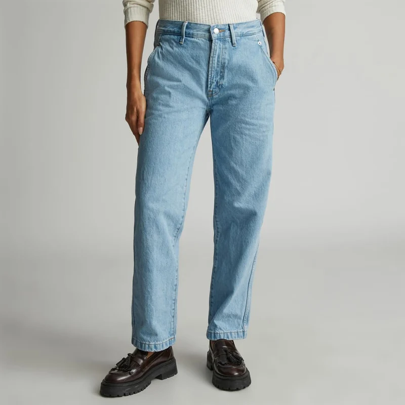 The Cinch Back Utility Jean | Sunkissed Blue
