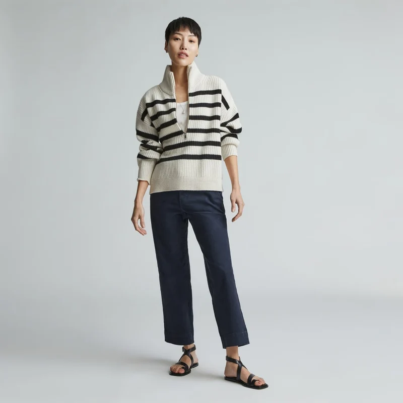 The Organic Straight-Leg Pant | Navy