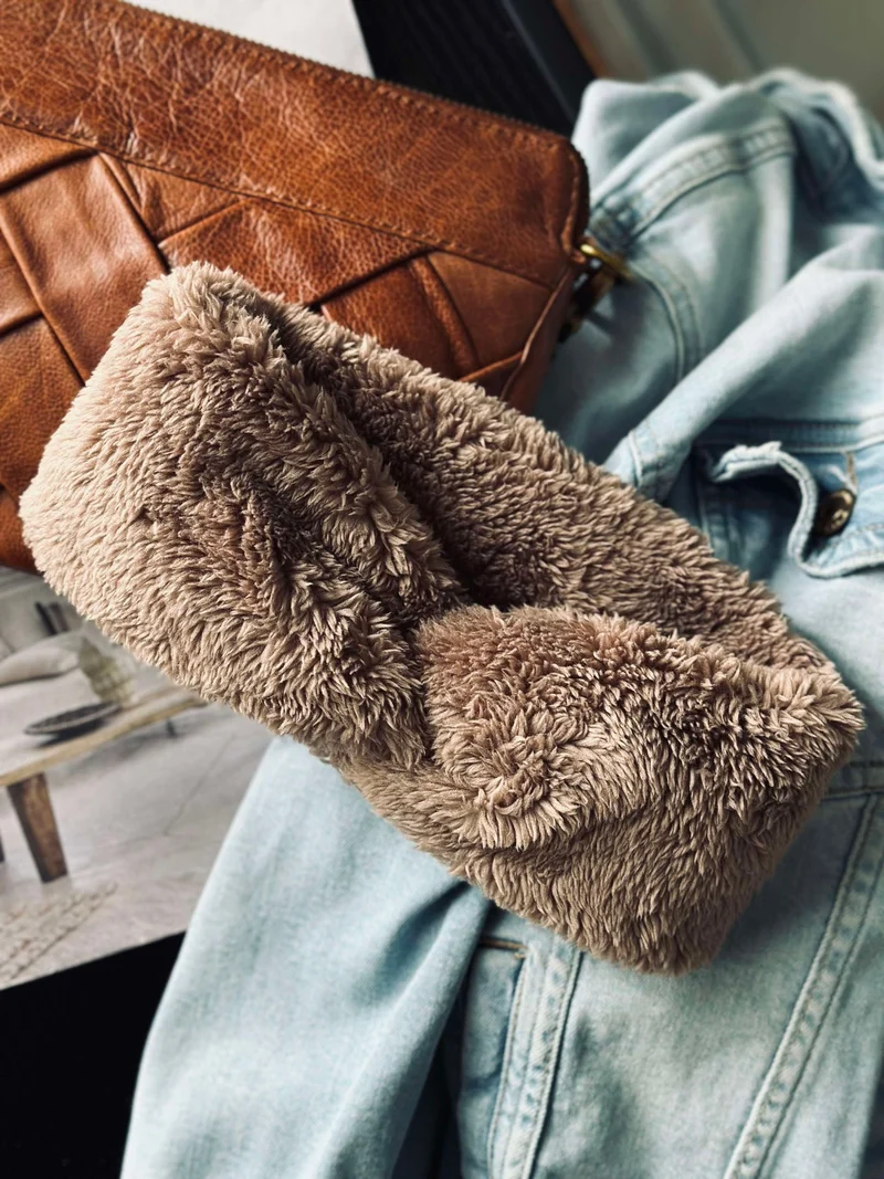 Pannband Fleece - Brown