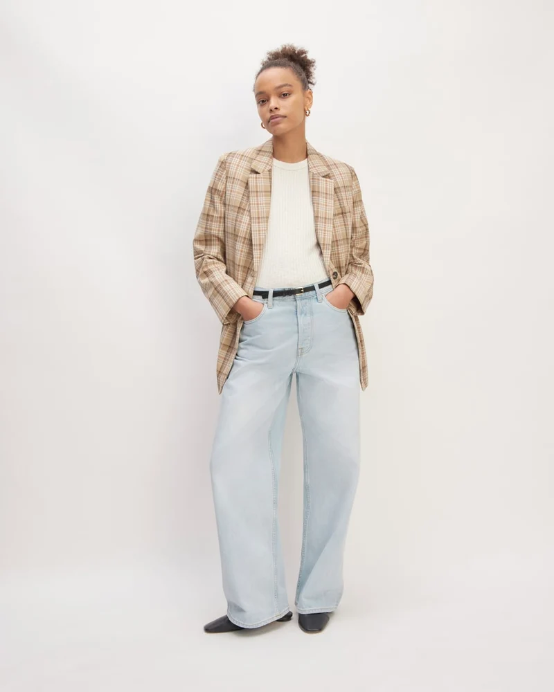 The Super Baggy Jean | Snowy Blue