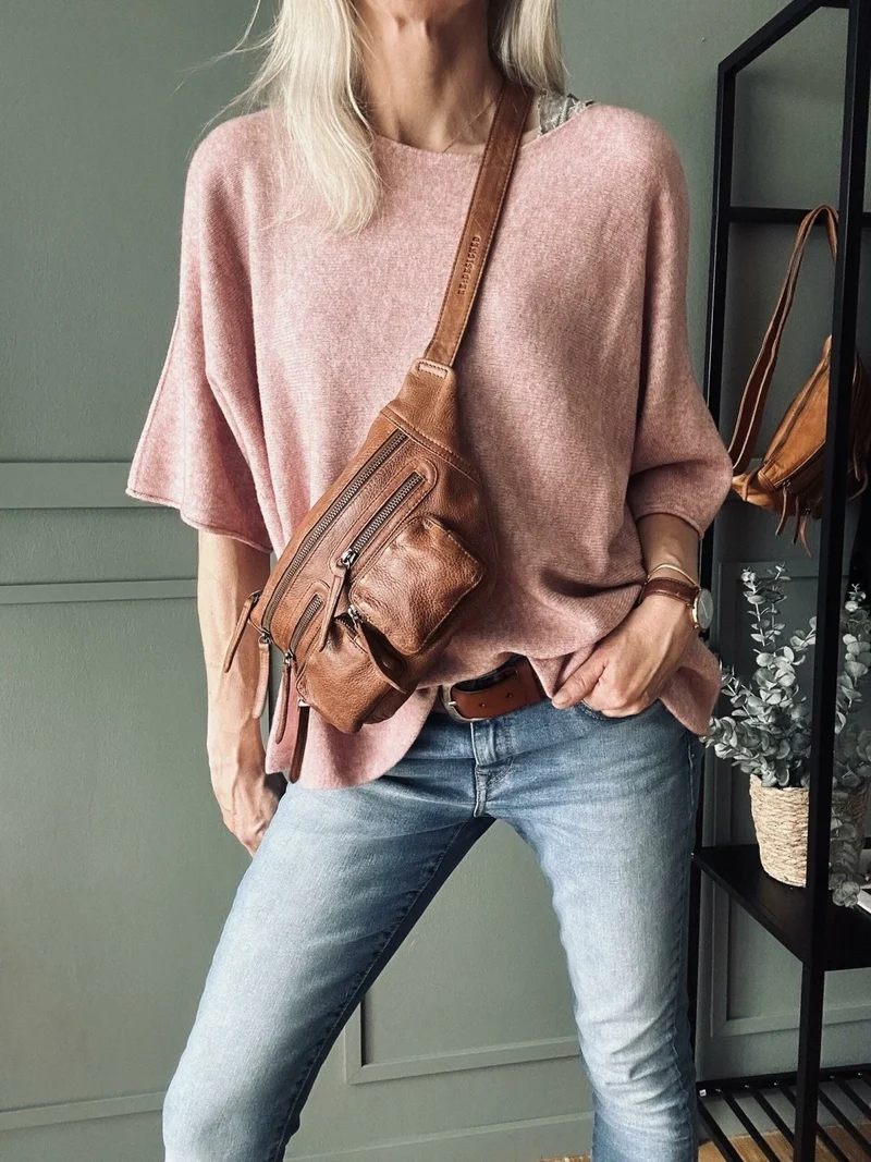 Blus Sia Old rose – Oversize
