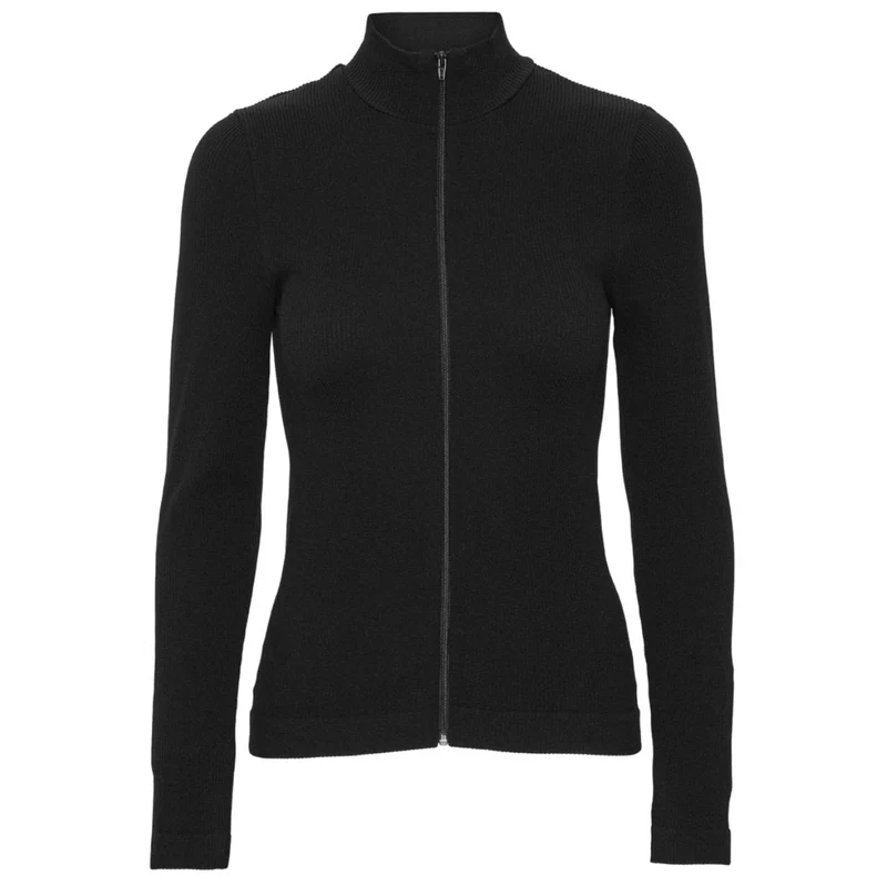 Cardigan Økotex Black – Mikrofiber