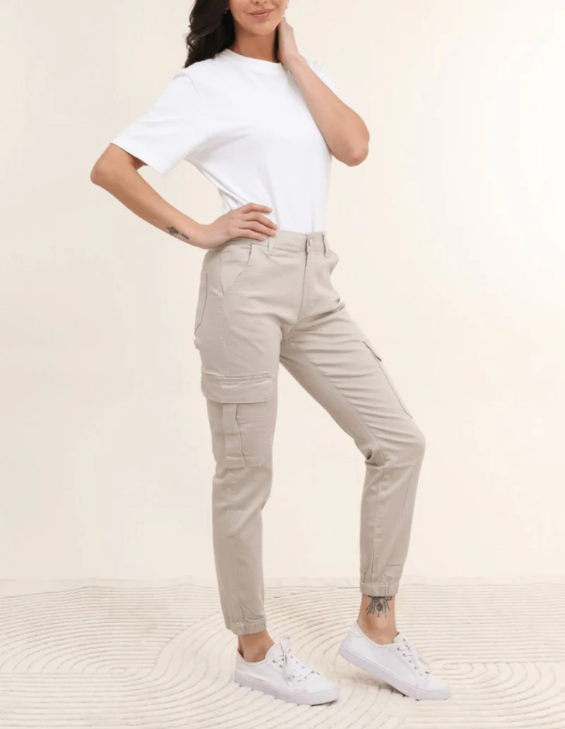 Byxor Cargo beige