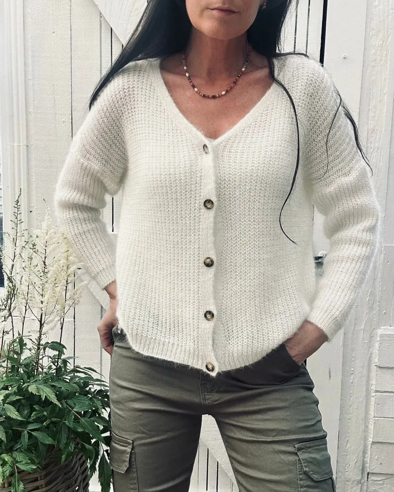 Cardigan med knappar