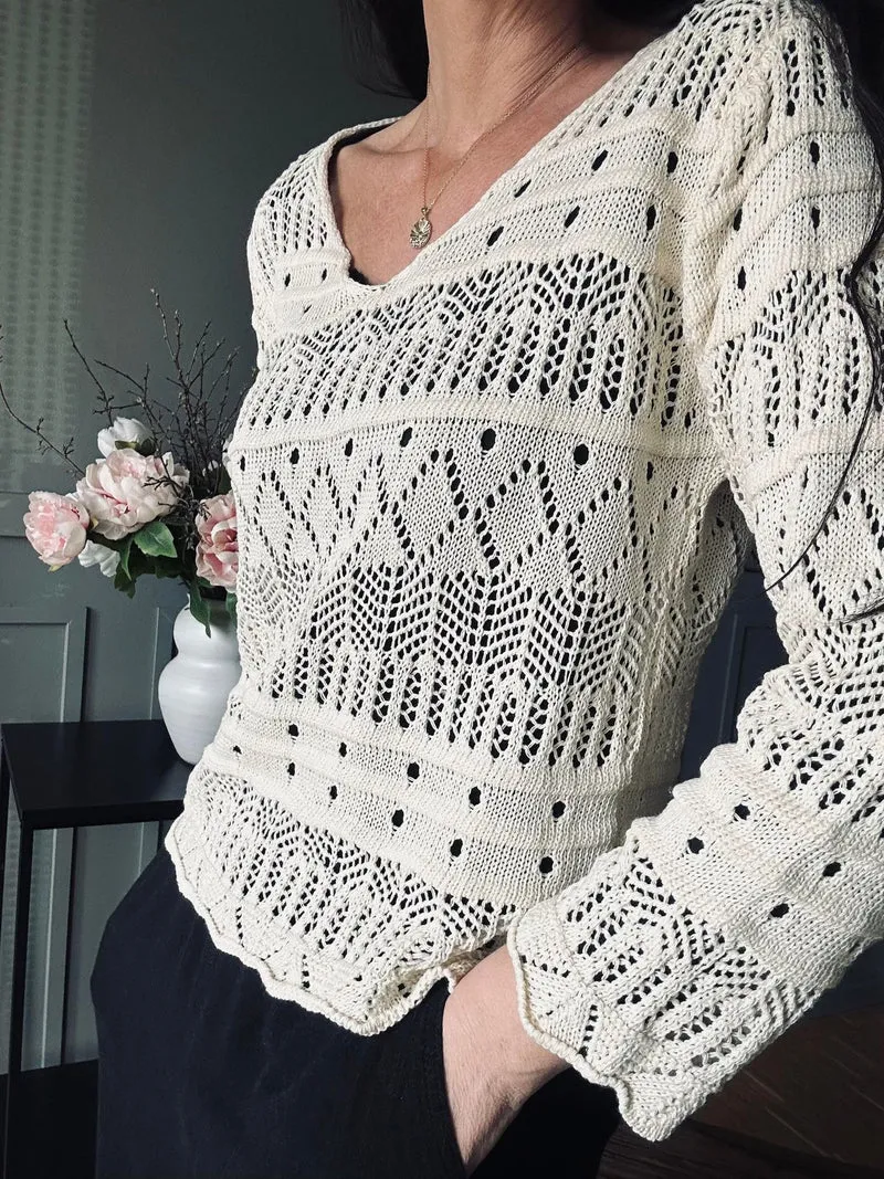 Blus Viga Creme