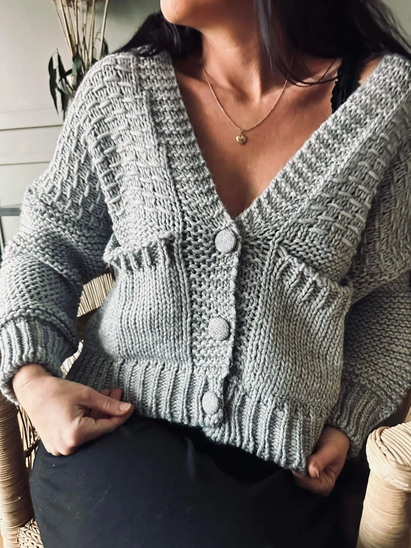 Cardigan Molly Grå