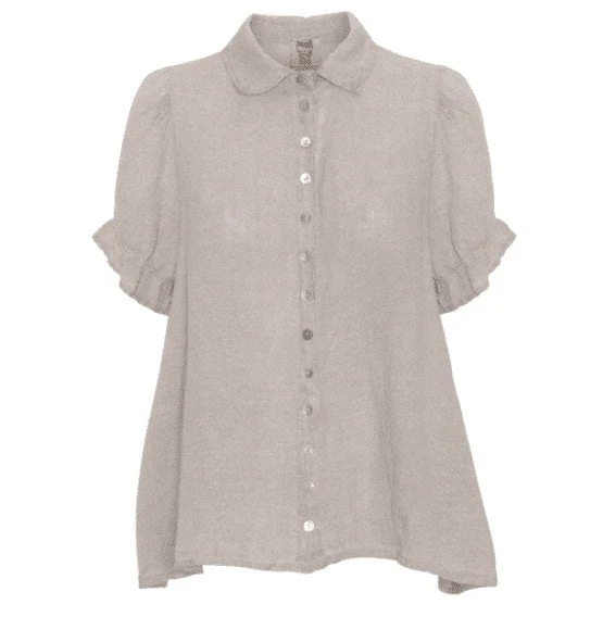 Skjorta i lin – Mira dammigt Taube