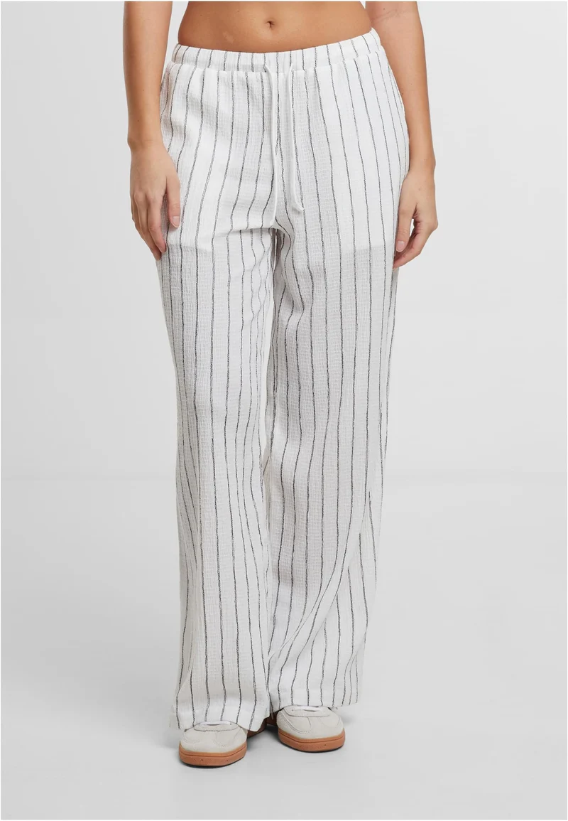 UC Structured Striped Relaxed Fit Pants