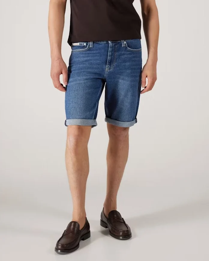 Slim Denim Shorts