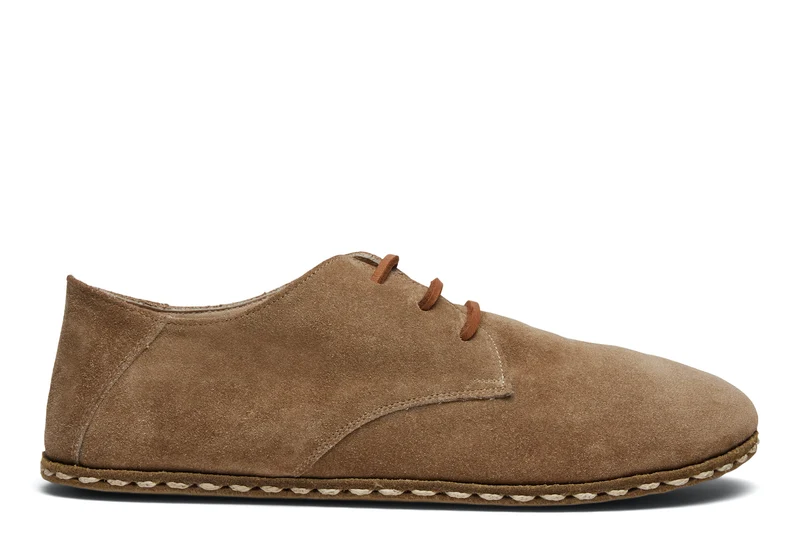 Men's Barefoot Grounding Lace Up Shoe / Earth