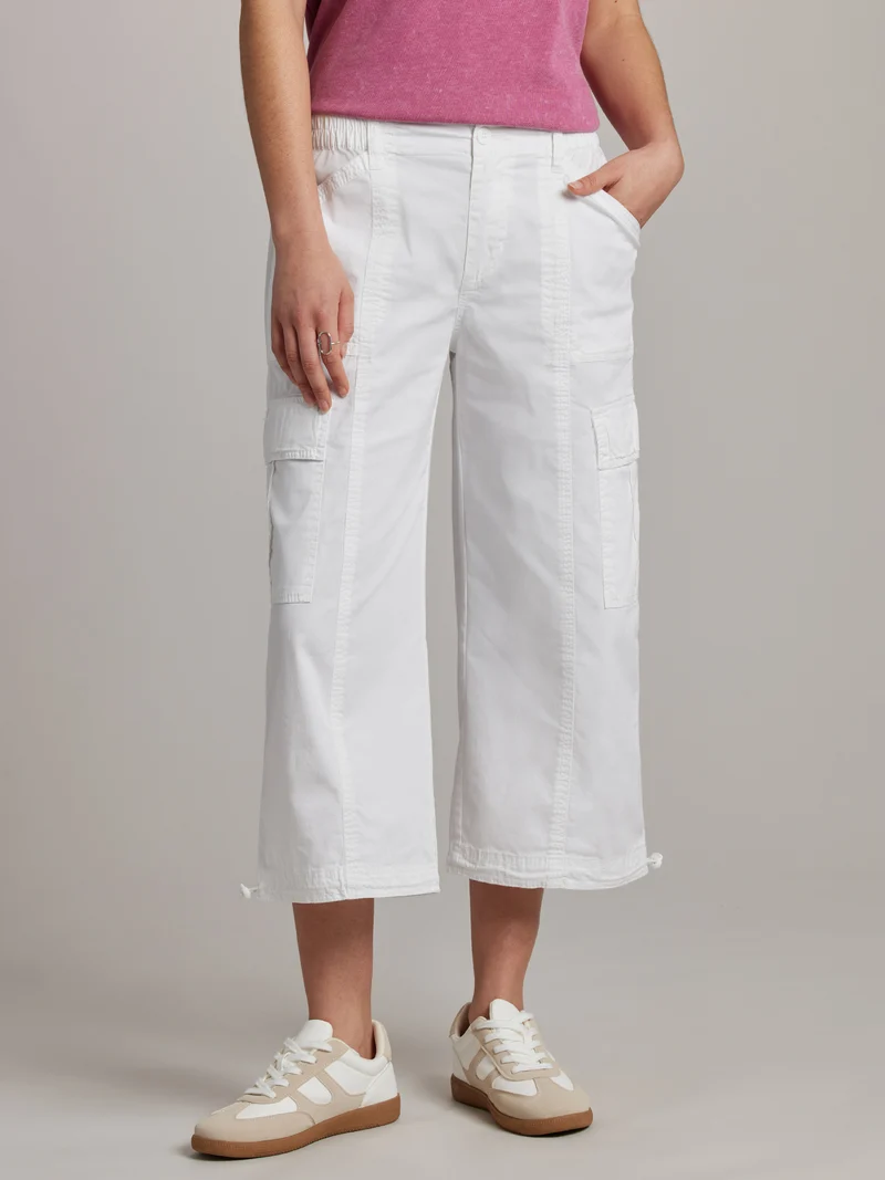 Faye Cinched Cropped Cargo Pant