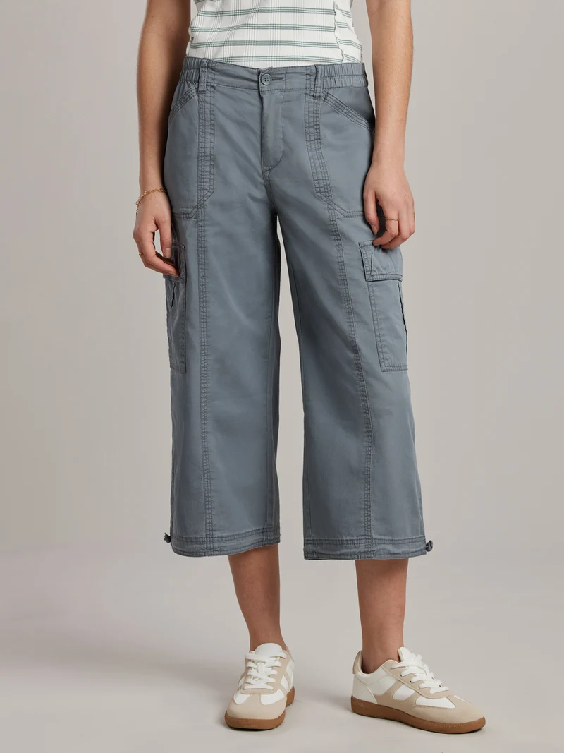 Faye Cinched Cropped Cargo Pant