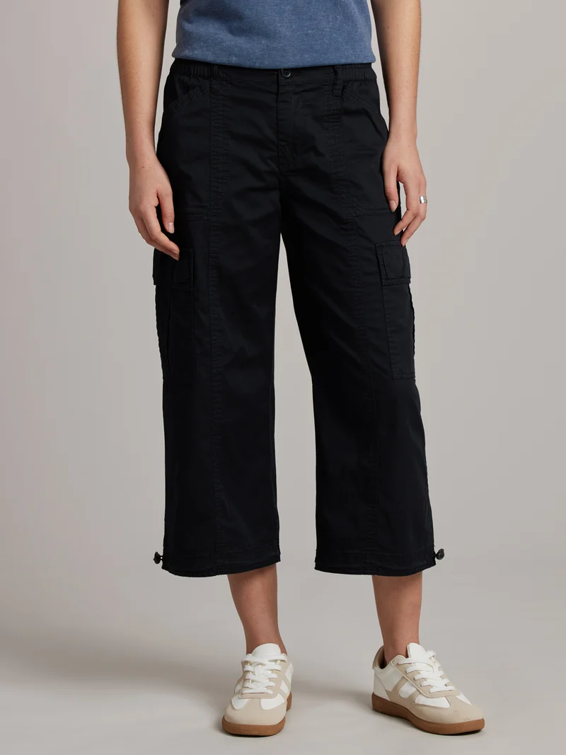 Faye Cinched Cropped Cargo Pant