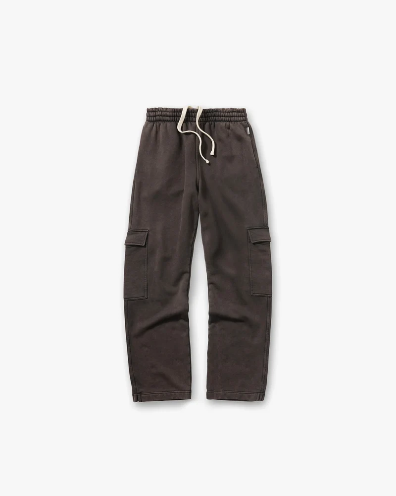Initial Cargo Sweatpants - Coffee