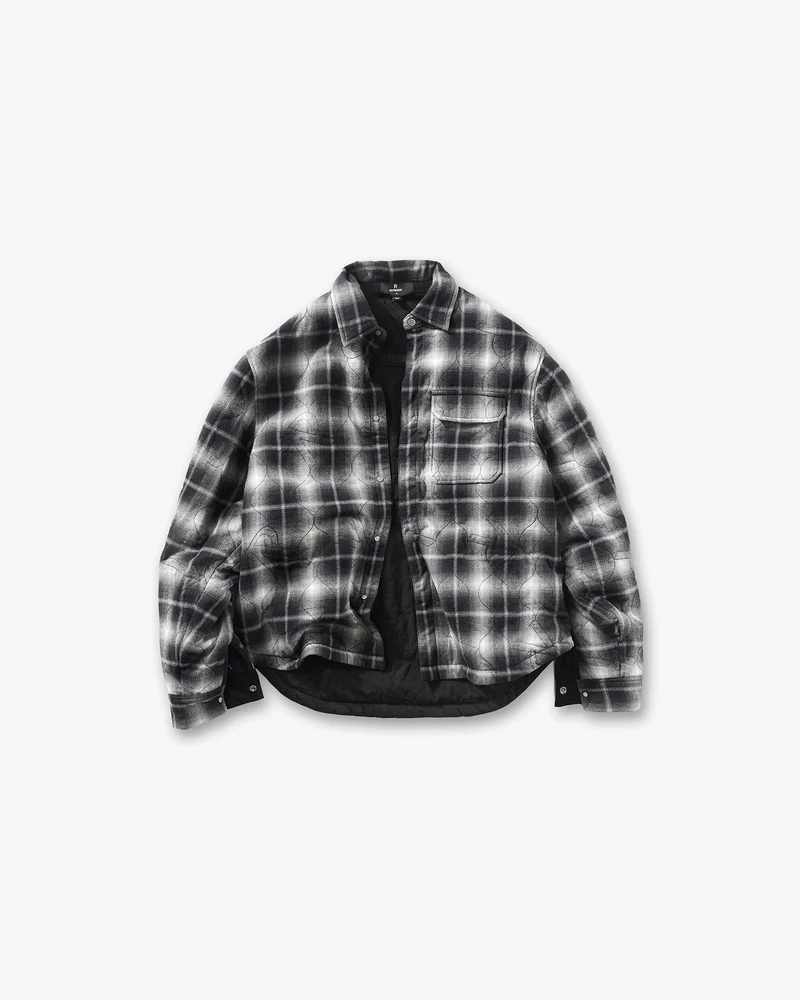 Logo Quilted Shirt - Black