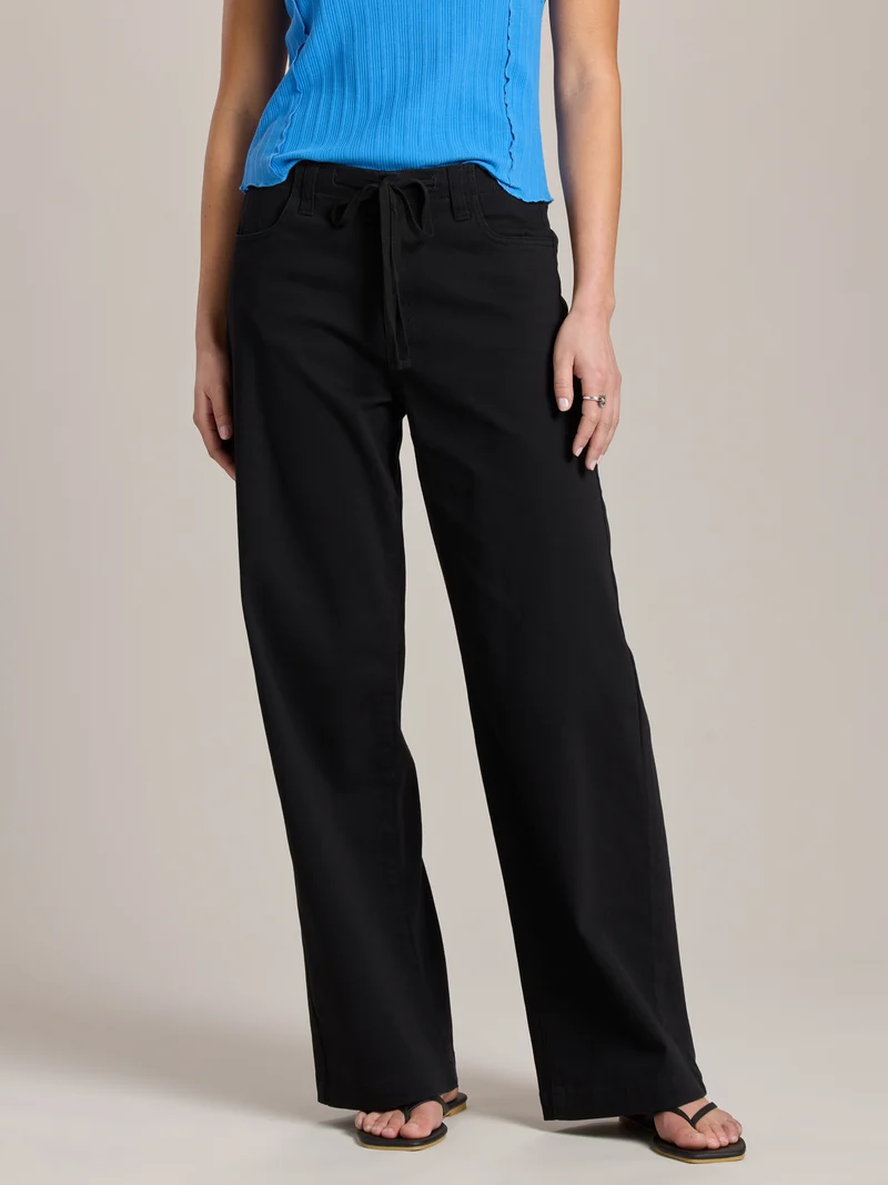 Selah Tie-Waist Wide Pant