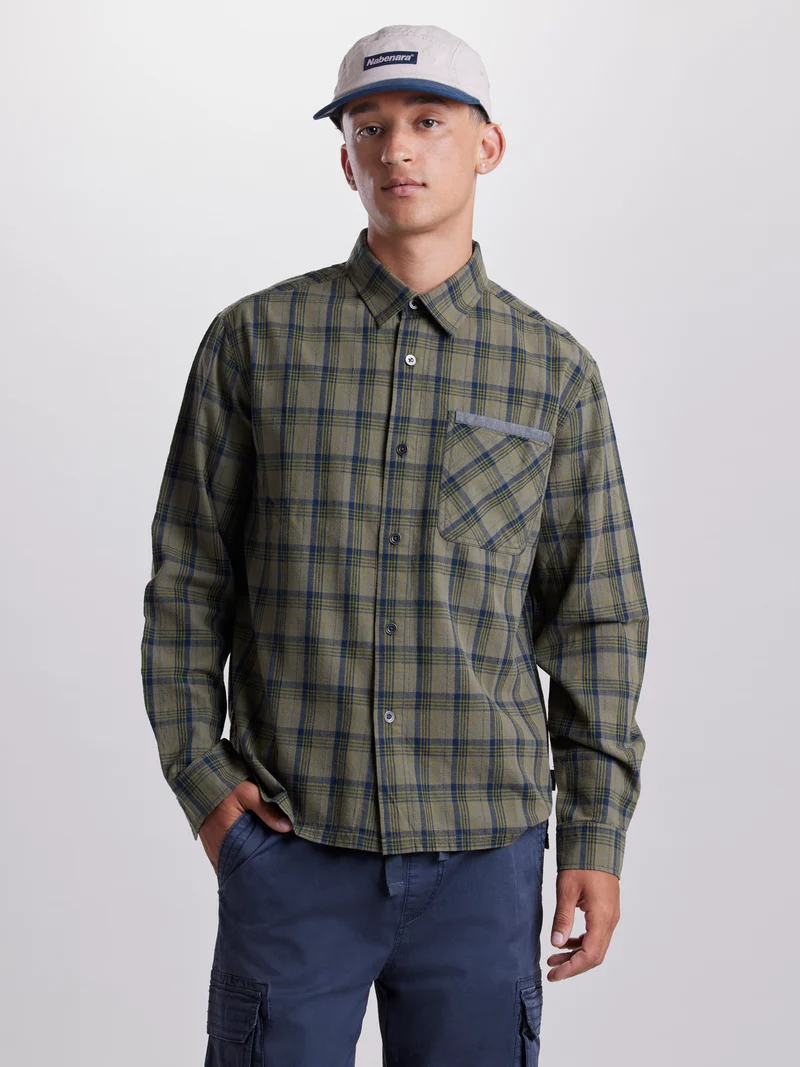 Silas Textured Long Sleeve Shirt