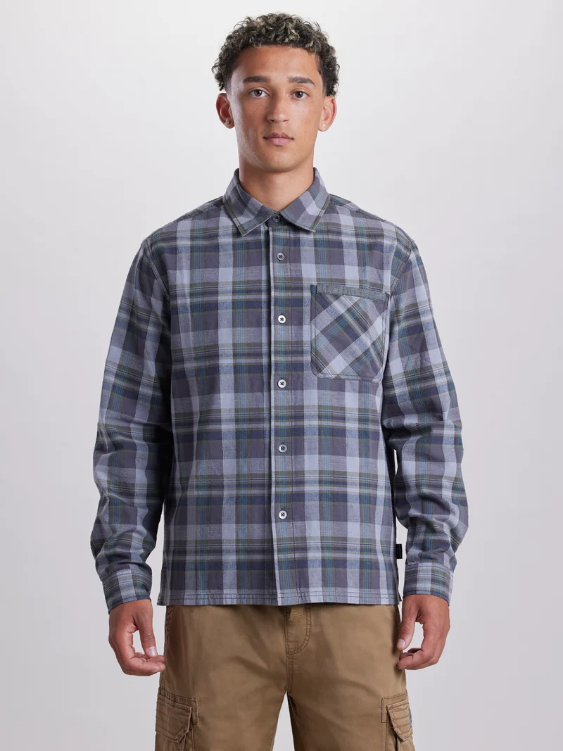 Silas Textured Long Sleeve Shirt