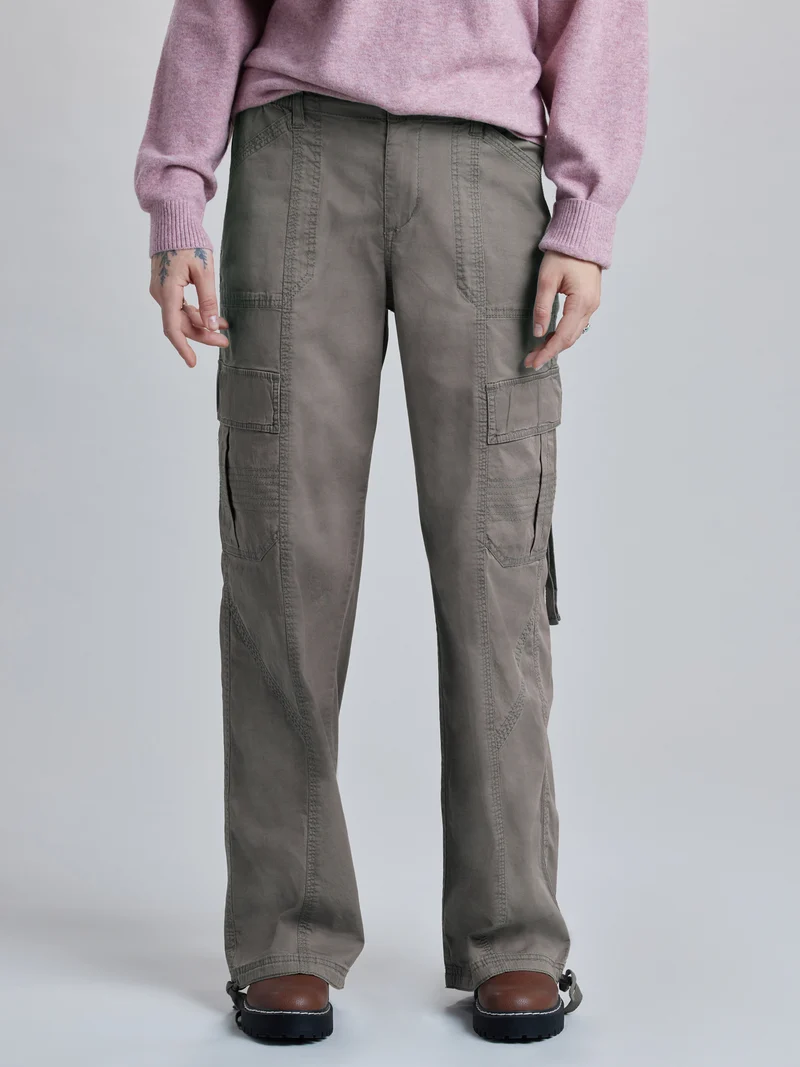 Judie Solid Cargo Pant