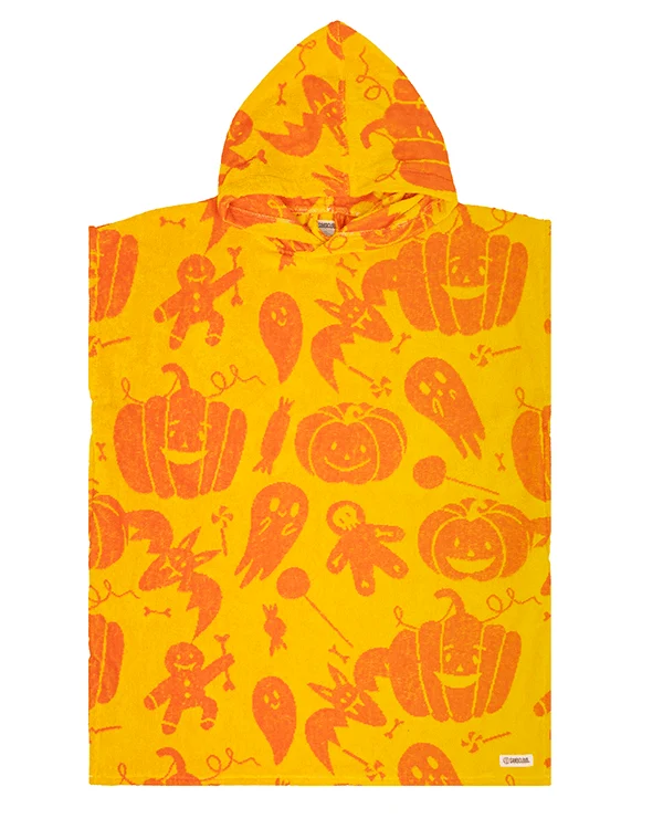 Trick or Treat Hooded Poncho Youth