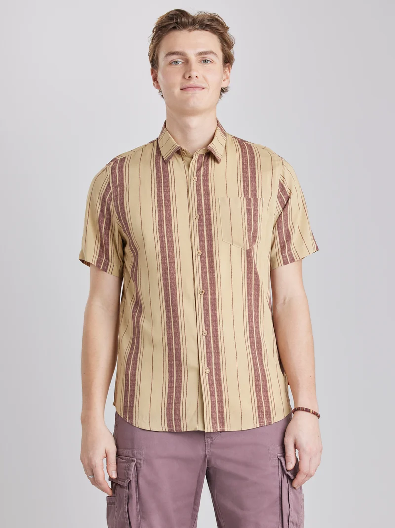 Poolside Rayon Button-Up Shirt