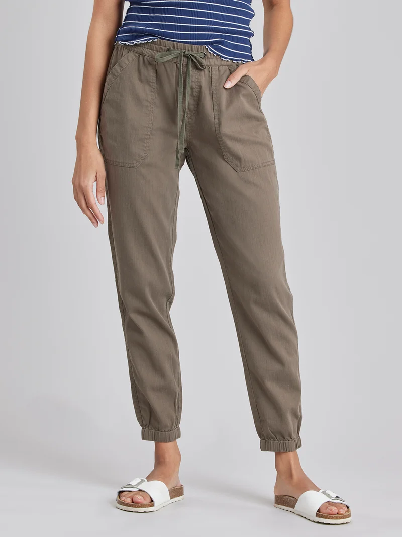 Emily Woven Tencel Jogger