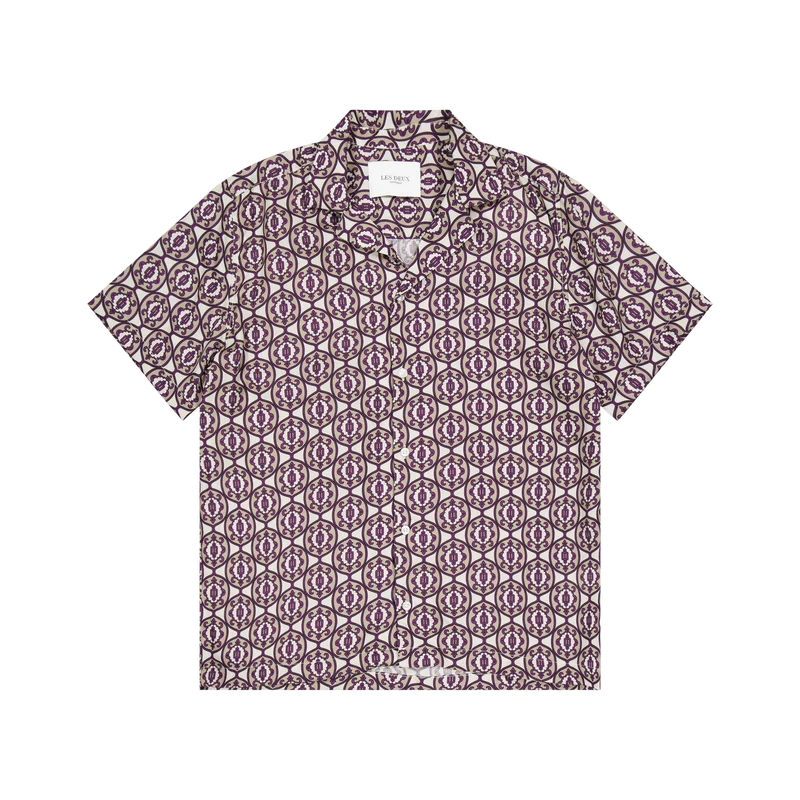 Les Deux Ornament Aop Tencel Ss Shirt