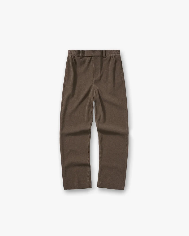 Ribbed Hybrid Pant - Clove