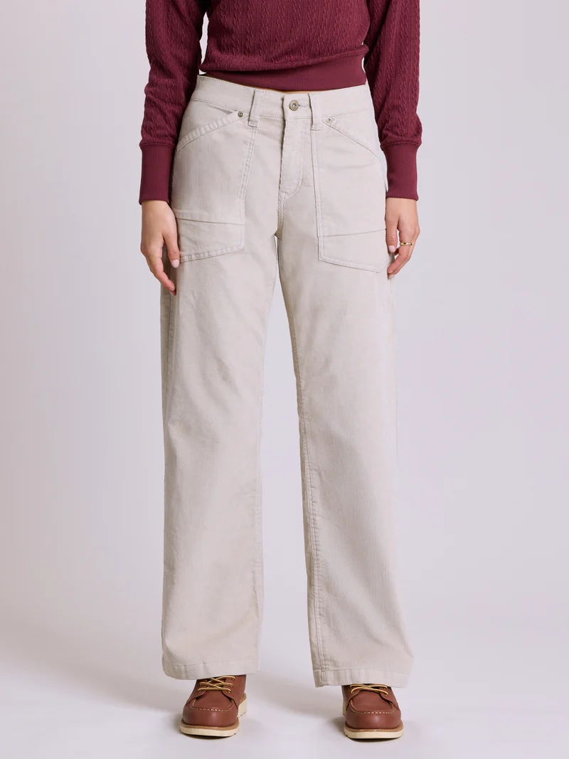 Haidee Wide Leg Stretch Corduroy Pant