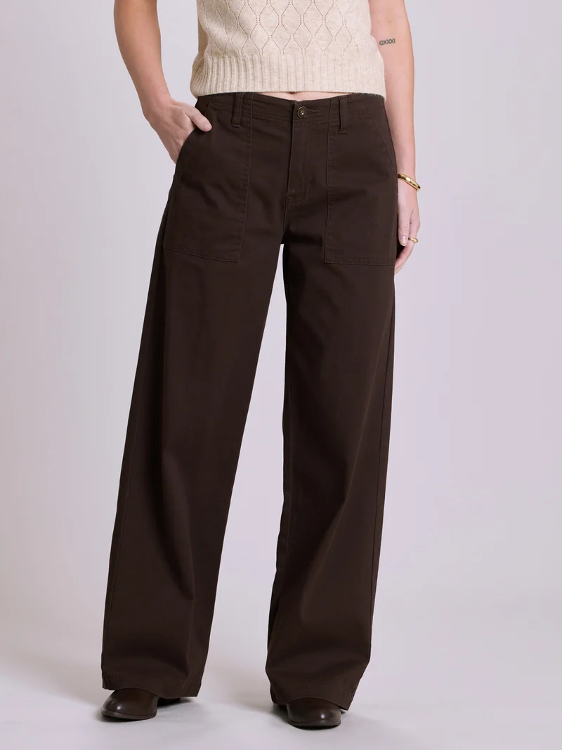 Della High-Rise Wide Leg Pant
