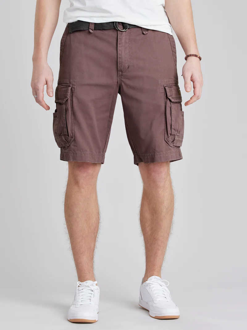 Survivor Mens Belted Cargo Shorts