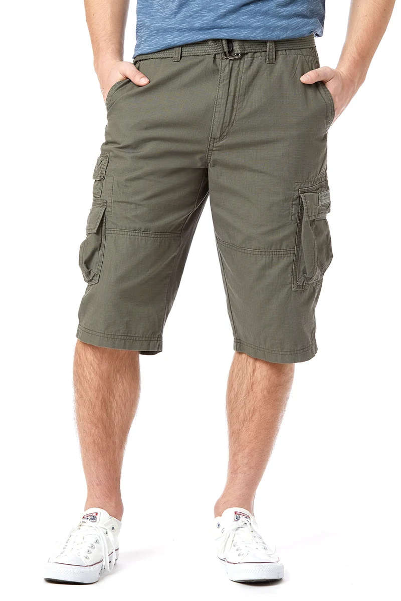 San Juan Ripstop Belted Cargo Short