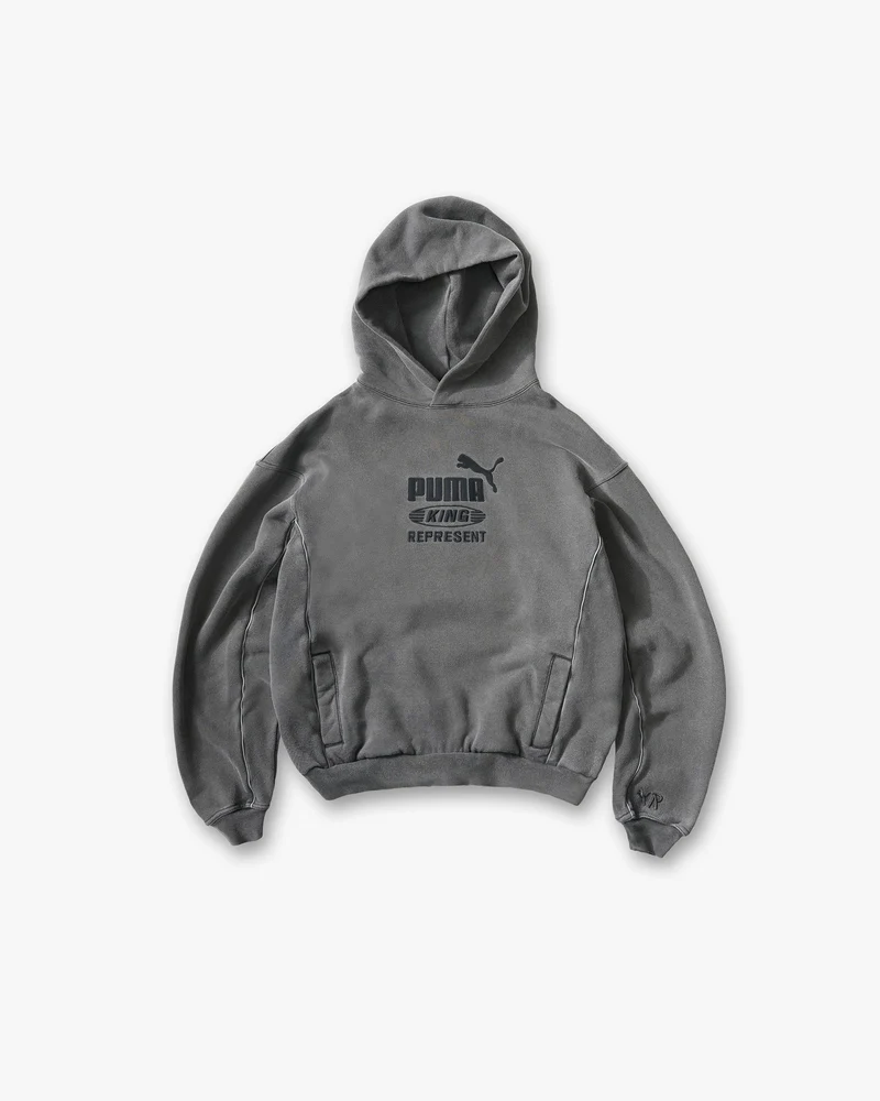 Represent X Puma Graphic Hoodie - Dark Grey